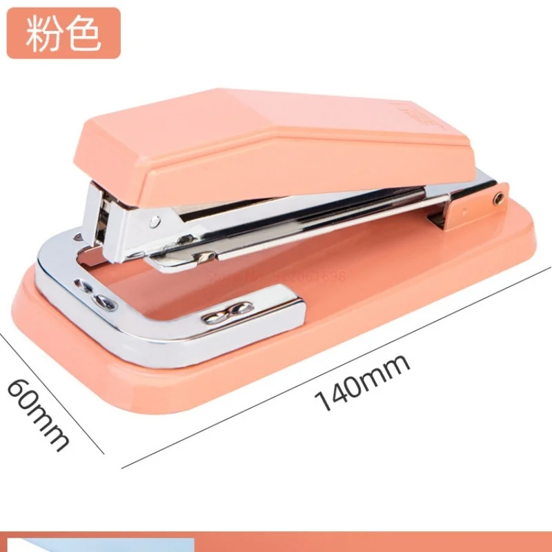 Powerful, Rotatable, Labor-saving Stapler Student Office Can Book Middle Seam Long Arm Holding Medium Stapler Stationery 0414