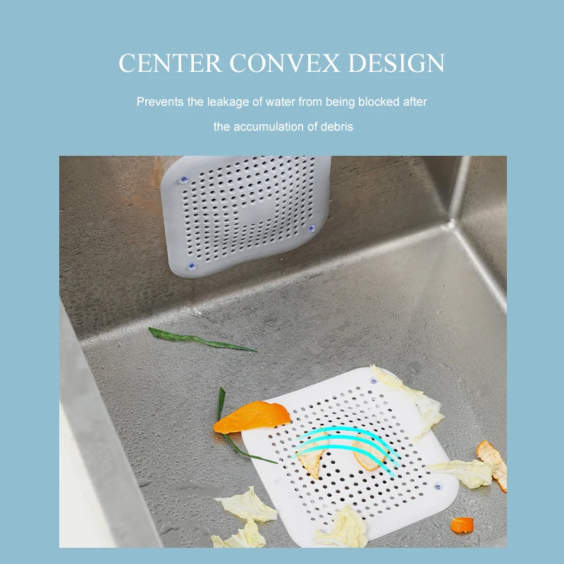 Description Picture 5 of itemHair Filter Sink Anti-blocking Strainer Bathtub Shower Floor for Useful Things For Country House Tools For Home
