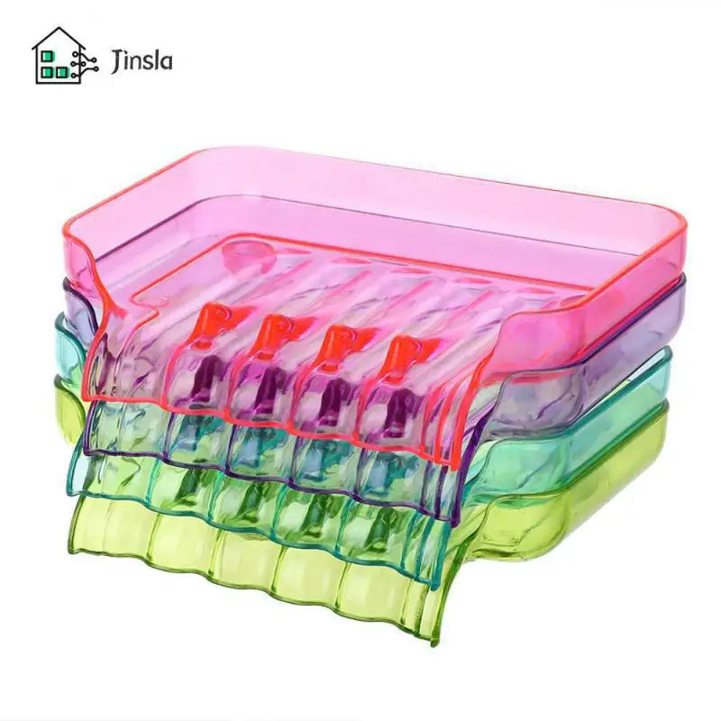 

Стильный компактный держатель для мыла, многофункциональные аксессуары для ванной комнаты, легкая установка, практичный водонепроницаемый, гладкий