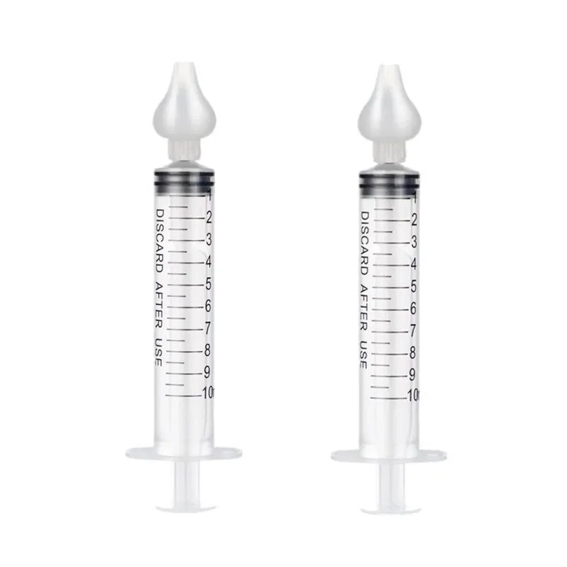 

2pcs/set 10ml Needle Type Baby Nasal Aspirator for Infant Children Kids Rhinitis Nasal Washer Aspirador Nose Booger Cleaner