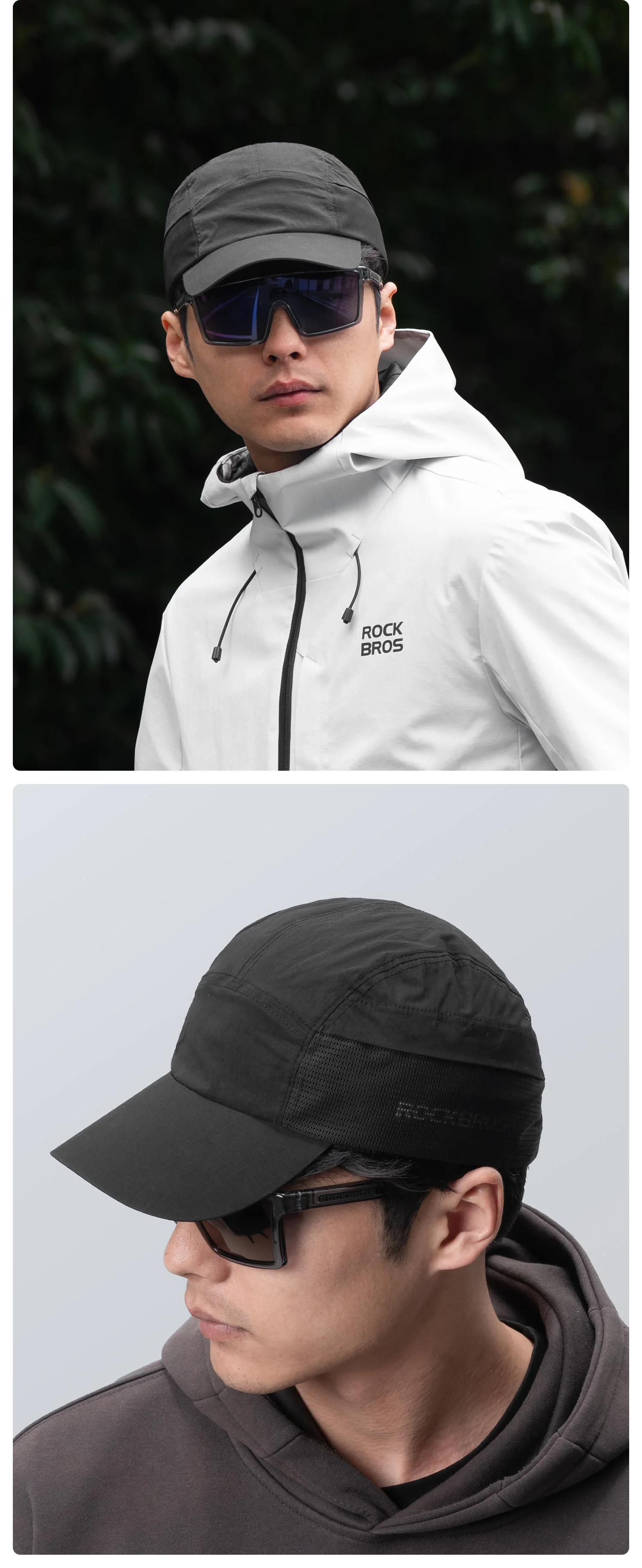ROCKBROS Radfahren Caps Männer Frauen Sommer Atmungsaktive Outdoor Sport Hut Schnell Trocknend Casual Angeln Baseball Fahrrad Kappe – Detail 11