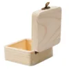 1pc Storage Box Craft Box Home Household Organizer Packing Plain Wood Wooden High Quality Storage Box 8*8*4.5cm 1