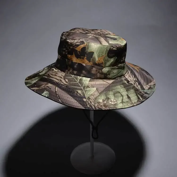 Outdoor Camouflage Sun Bucket Cap for Adults, camouflage hat,tactical hat,tactical boonie hat