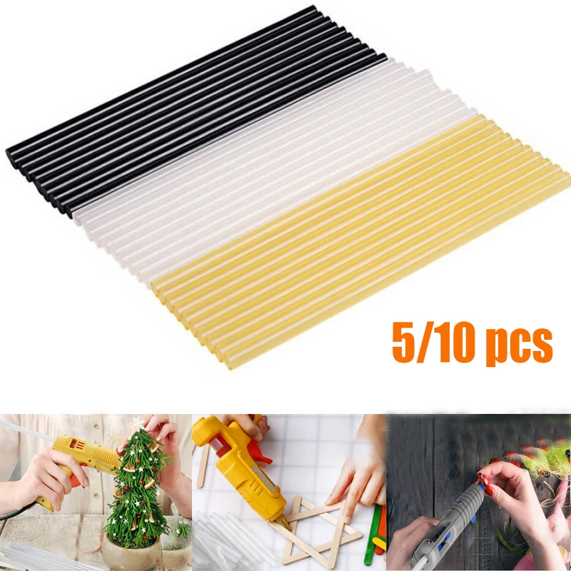 

5/10 Pcs 7mm/11mm Hot Melt Glue Stick for Heat Pistol Glue High Viscosity Glue Glue Stick Repair Tool Kit DIY Hand Tool