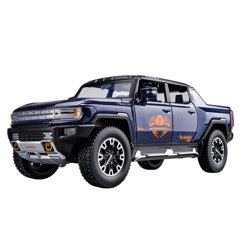 1:24 Hummer EV SUV Pickup Off-Road Alloy Car Die Cast Toy Car