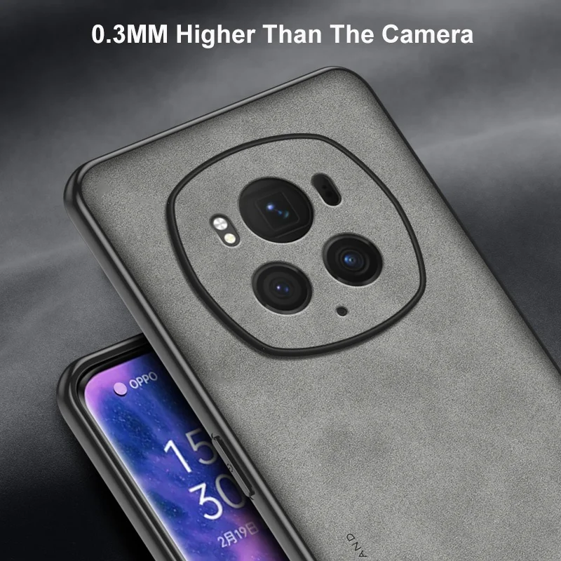 Skinsheep PU Leather Matte Silicone Bumper Phone Case