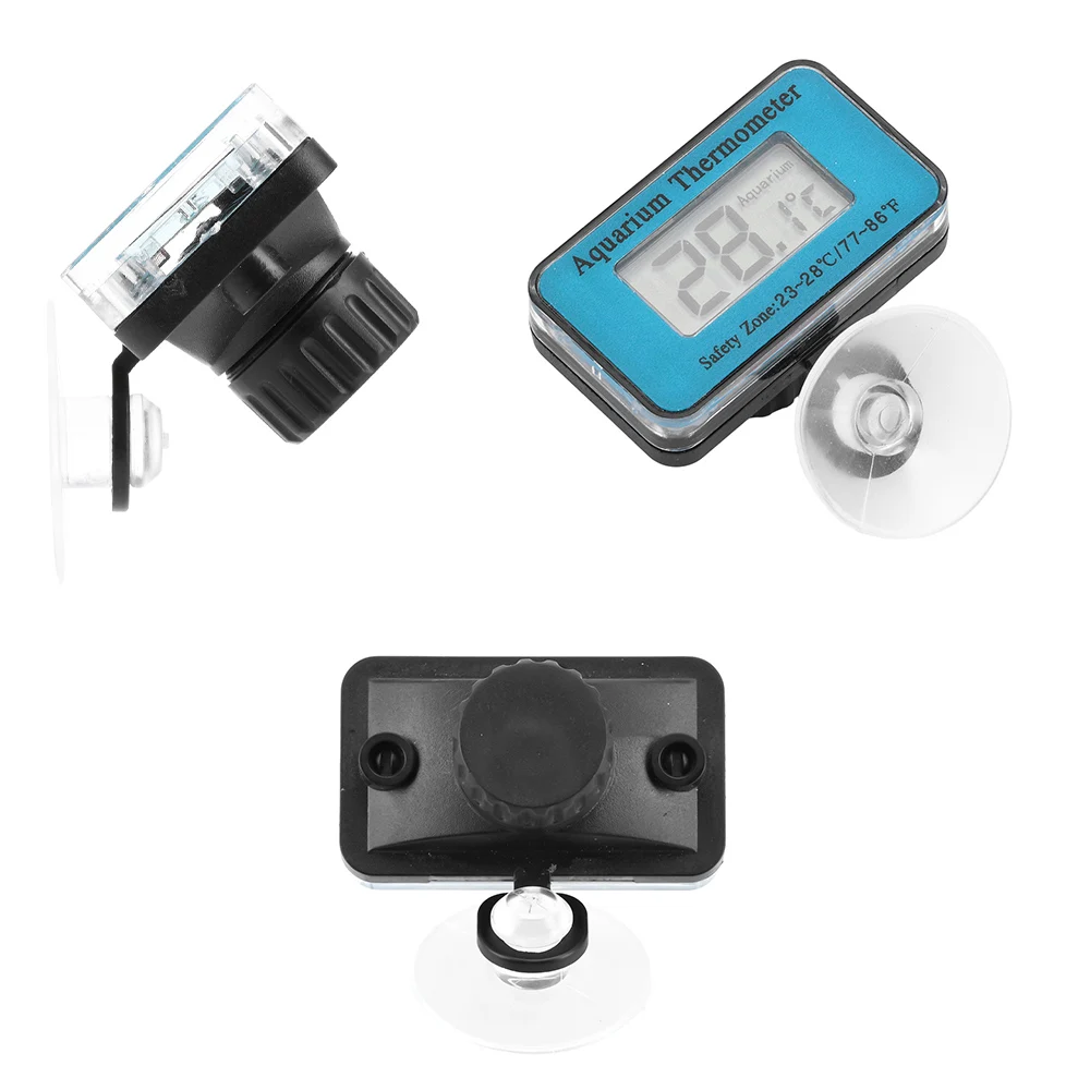Animal thermometer Electronic Thermometer Waterproof With Suction Cup LED Digital Display For Aquariums Reptile Tanks Temperature monitor
