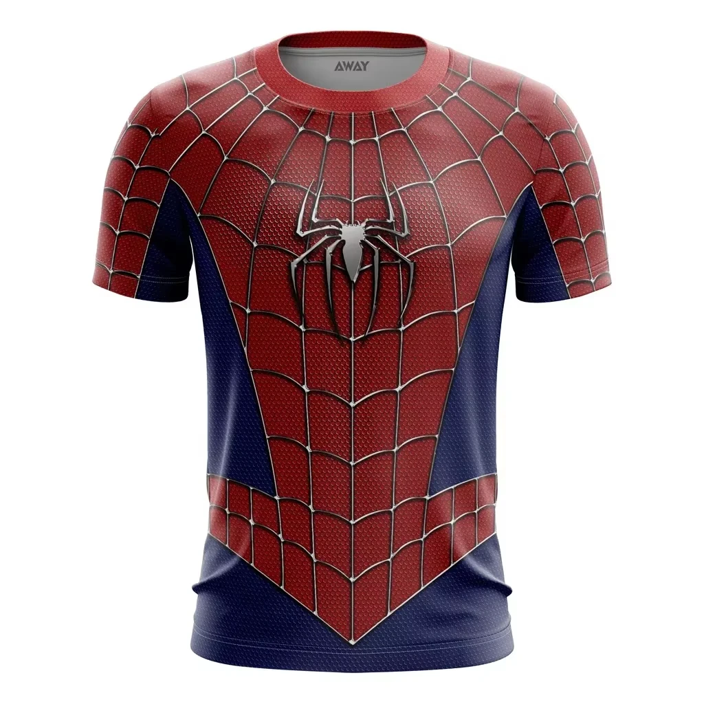 Hot Spider Series, Quick Drying, Harajuku Men's Short Sleeve T-shirt, Summer Casual, 3D Digital Printing Men's T-shirt