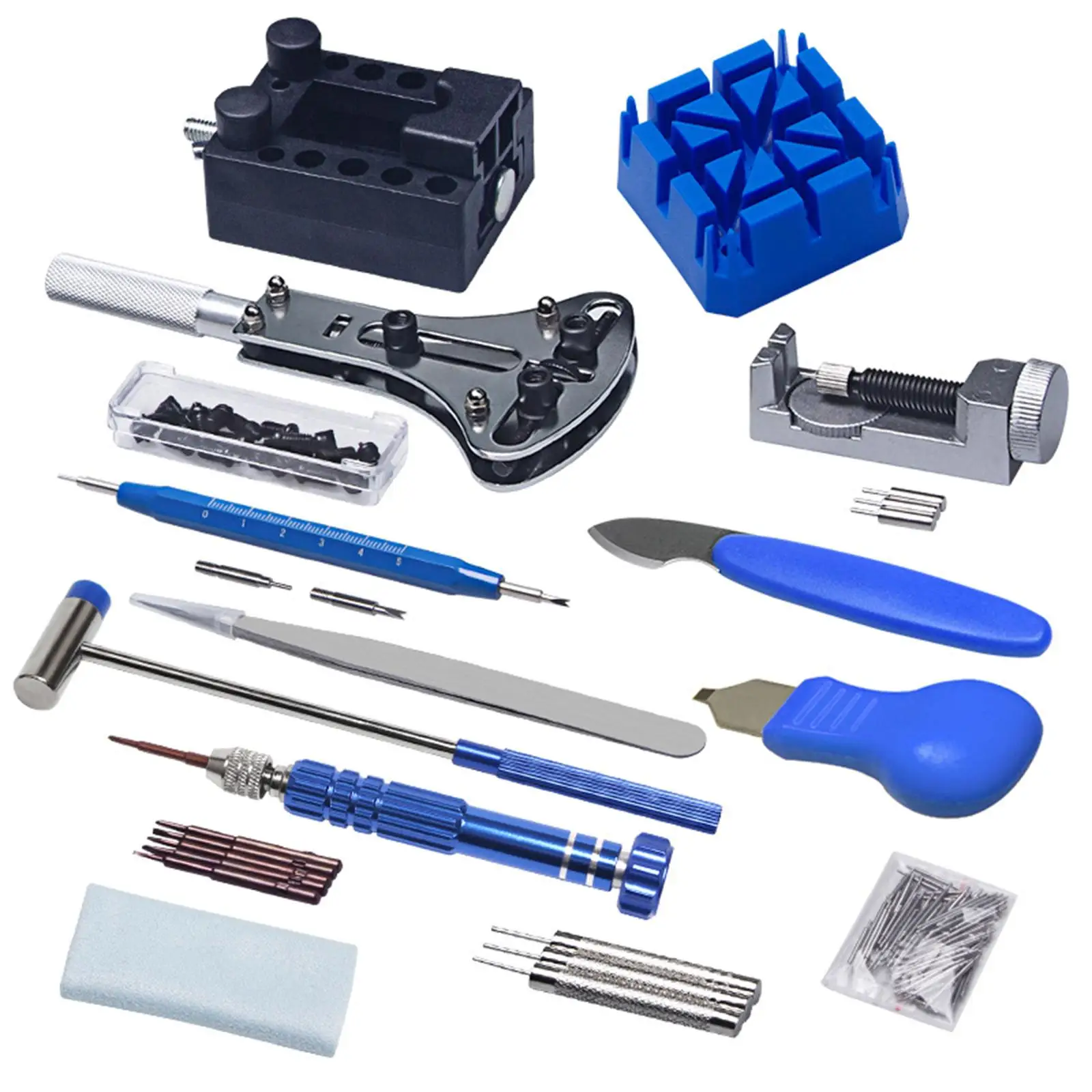 

185pcs/set Watch Repair Tool Watchmaker Back Case Opener Remover Bars Case Presser