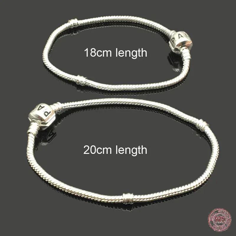 

Браслет из серебра S925 пробы с классическими буквами, подходящие Шарм-бусины оригинального дизайна, изящные женские ювелирные украшения «сделай сам»