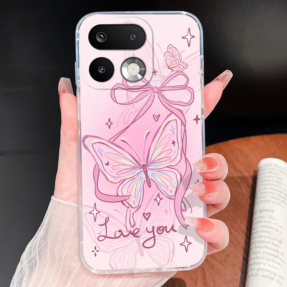 Stylish Soft Slim TPU Clear Silicone Phone Case - Lightweight Protective Cover