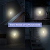 Night Light Motion Sensor EU Plug LED Lamps Children's Nights Light Wireless Night Lamp For WC Bedside Table Bedroom Hallway 2