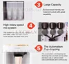 HomeWise CIM03B Automatic Beverage Vending Machine with Coin Function Coffee Machine 3 Flavors Coffee/Milk Tea/Chocolate 6