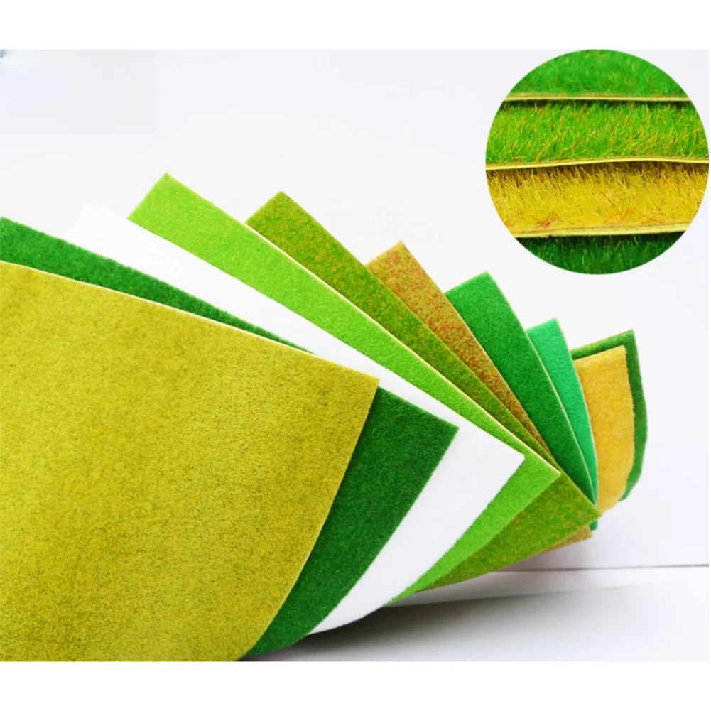 50 cm 1 Rolle DIY Rasen Rasen Modell Gras Matte Outdoor Landschaft Landschaft Für Diorama DIY Sand Tisch Gebäude Modell material – Detail 2