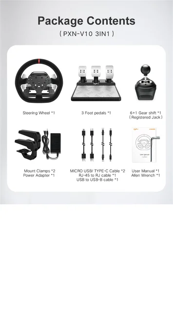 Upgrade kit for manual gear damping For PXN V10 A7 Simracing steering wheel  H Gear Shifter Upgrade Mod Adapter - AliExpress