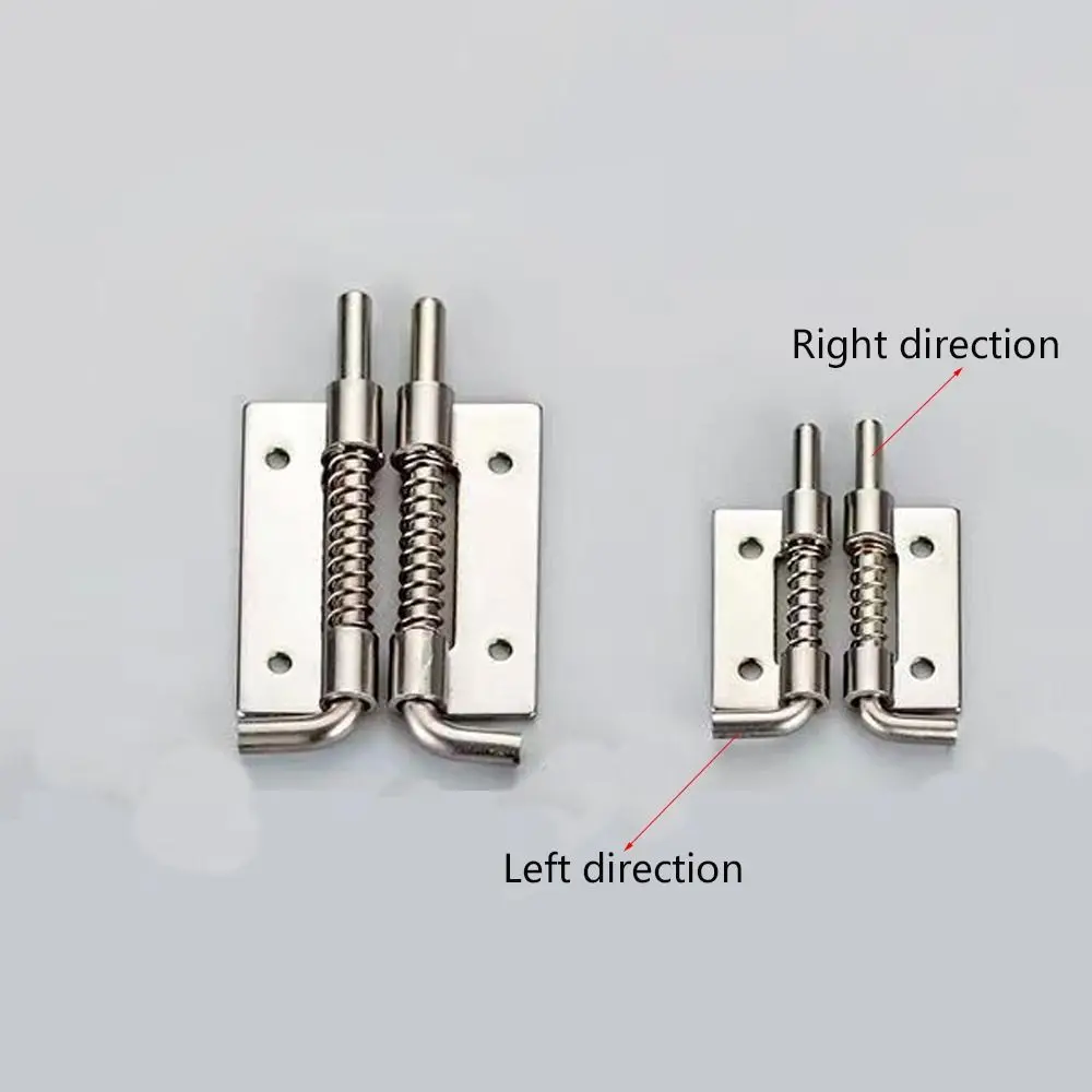 Description Picture 4 of itemAnti-theft Spring Loaded Door Lock Bolts Padlock Clasp Stainless Steel Sliding Bolts Lock Catch Lock Gate Safety Lock