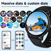 LIGE Bluetooth appel femmes montre intelligente hommes sport Fitness montres fréquence cardiaque moniteur de santé Smartwatch dames pour Android iOS 4