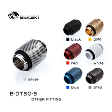 Bykski – accessoires PC B-DTSO-S, connecteurs/prolongateur filetage G1/4 rotatif à 360 degrés double mâle, raccord à Joint bout à bout