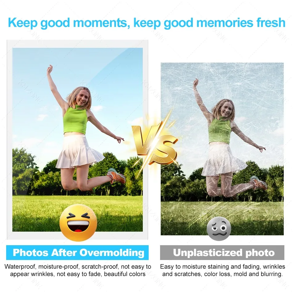 4A Desktop Laminator Hot & Cold Lamination for Document Photo A4/A5/A6/2R/3R/4R Laminating Pouches 100pcs 80mic Film 5-Size