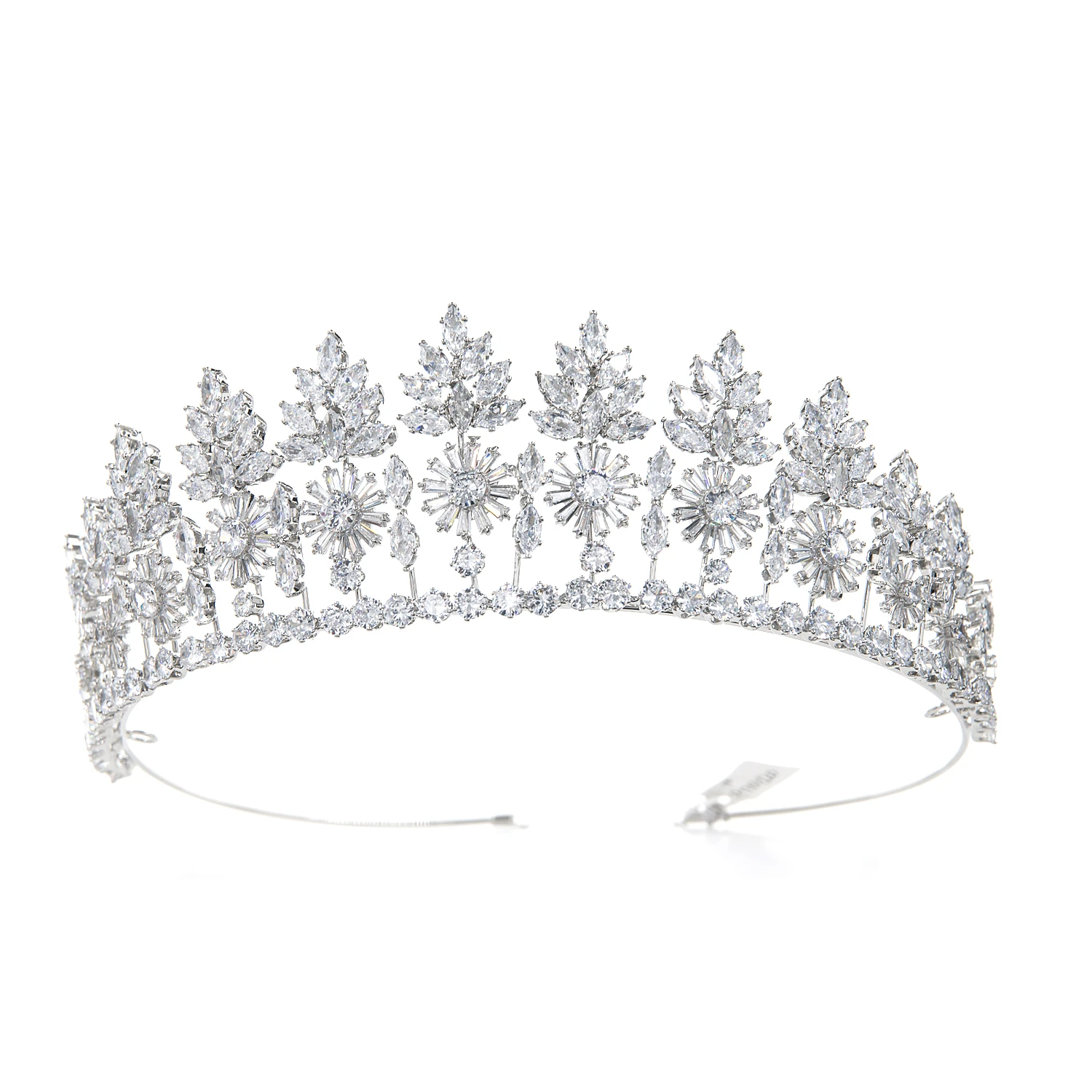 kleuring Garantie Maori Vintage Zilveren Bruiloft Tiara,Zirconia Tiara Diadeem Voor Bruid,  Prom,Party, Grote Dag Hoofd Accessoires, haar Accessoires Voor Vrouwen| | -  AliExpress