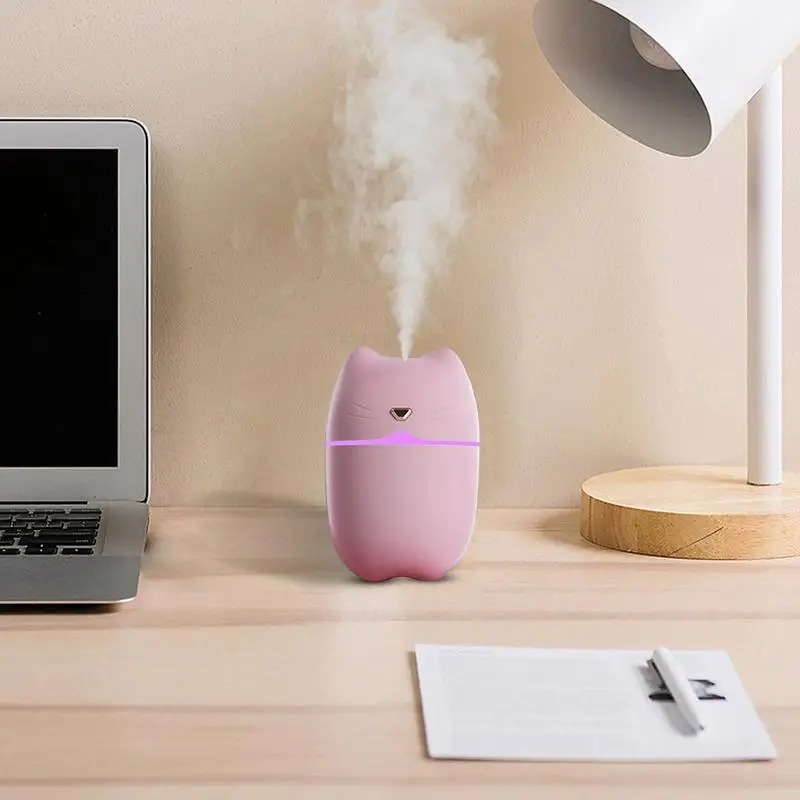 Portable Humidifier For Car Indoor Small Humidifier With Fine Mist Large Fog Capacity Aromatherapy Machine For Desktop Nursery