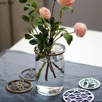 Metal Vase Cover Flower Rack Hydroponics Vase Accessories Flower Stand Flower Arrangement Container Tools Home Decoration 1