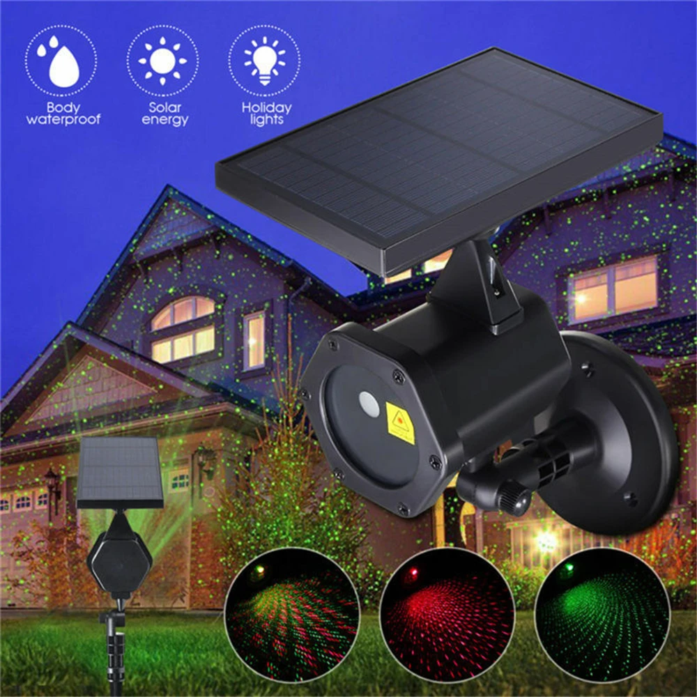 Solar Christmas Projection Light Outdoor Garden Lamp for Xmas Christmas New Year Party Decor solar decoration light