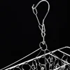1/2Pc 50 Clips Square Stainless Steel Windproof Clothespin Laundry Hanger Home Storage Bra Sock Towel Hook Clothes Rack Dryer 4
