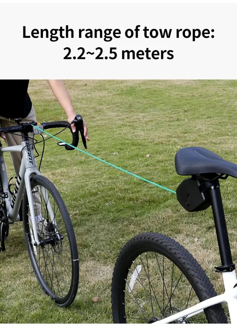 Description Picture 5 of itemBicycle Tow Rope Bungee Cord Strap for Parent-Child Bike Towing MTB Elastic Retractable Convenient Trailer Rope Bike Accessories