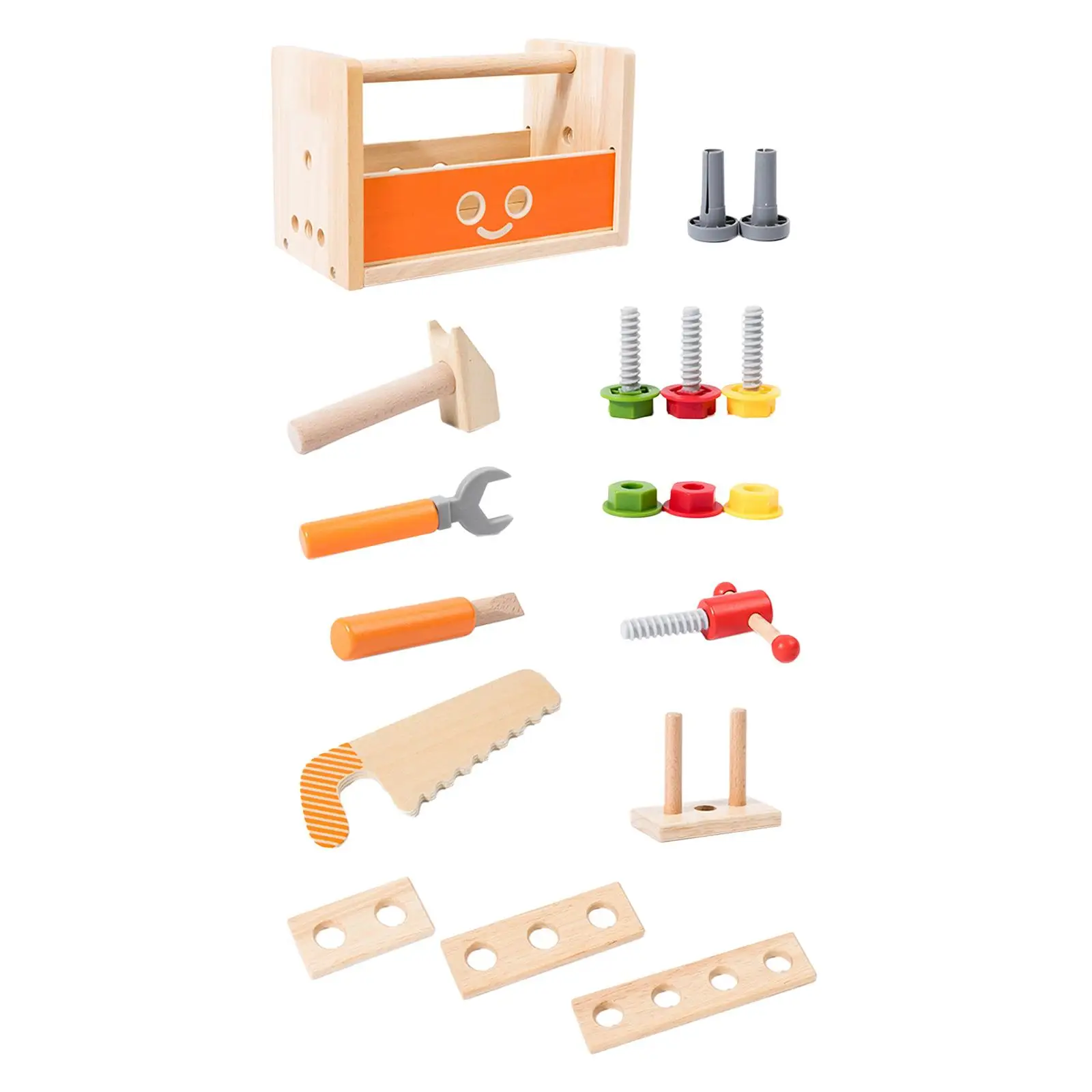 

Montessori Construction Toys Stem Educational Pretend Play Kids Tool Set for Toddlers Preschool Children Kids Birthday Gifts