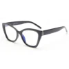 JM Oversized Reading Glasses for Women,  Trendy Oprah Style Cat eye Blue Light Computer Readers 4