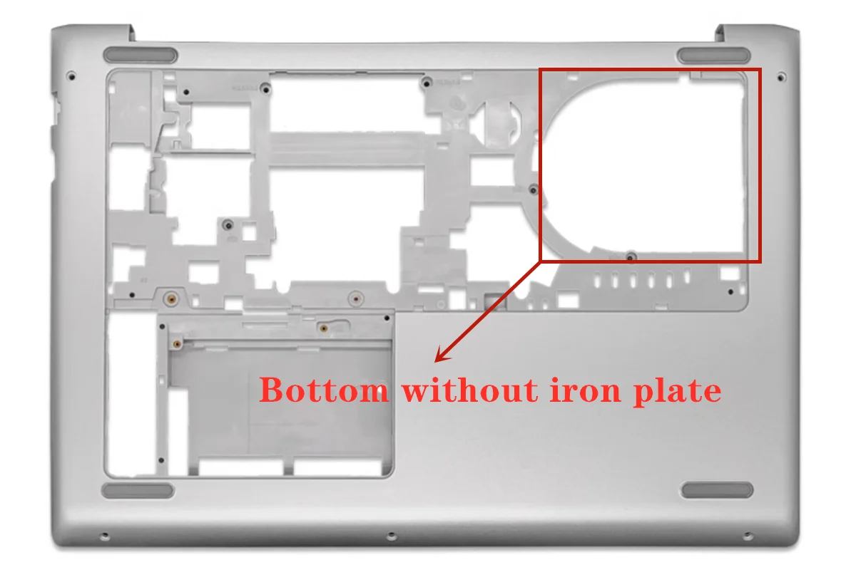 HP Probook 450 G5 노트북 용 새로운 실버 쉘, 비 터치/터치 LCD 뒷면 커버/화면 후면 덮개 커버/하단 기본 케이스
