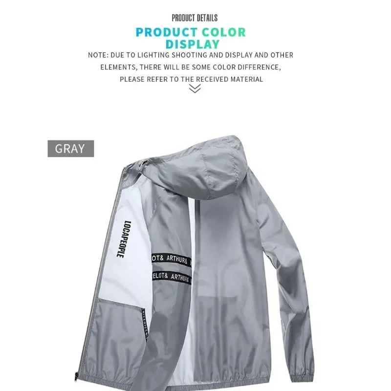 Sport Jacket Ultrathin Water Uptake Sun Protection Summer Quick-Dry Bicycle Men Women Running Camping Breathable