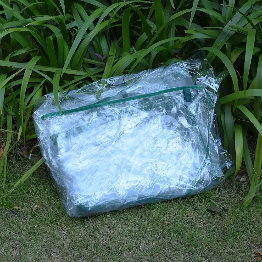Mini Mehrstöckiges PVC-Gewächshaus für Draußen mit Plastikabdeckung Fünfstöckiges Grünes Garten-Gewächshaus für den Hausgebrauch – Detail 6