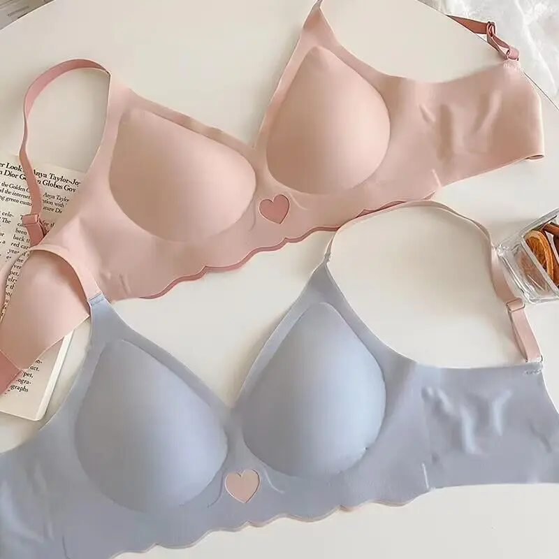 Seamless Invisible Bra For Women Sexy Lingerie Deep Vneck Push Up Bra Wire Free Brassiere Bra Removable Pads Bralette Underwear - Image 3