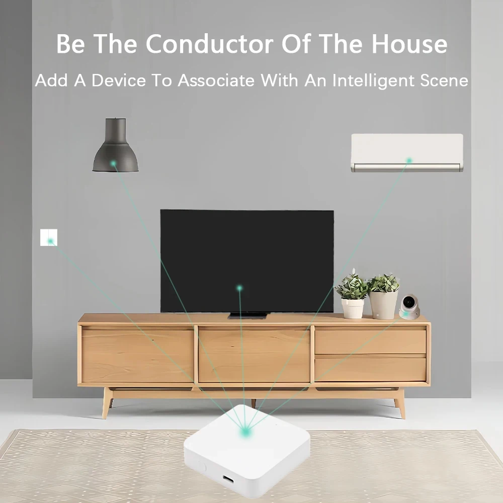Tuya ZigBee 3.0 Gateway Hub Smart Home Wireless Bridge Smart Life APP Remote Control Automation Device Works with Alexa Google zigbee gateway smart gateway