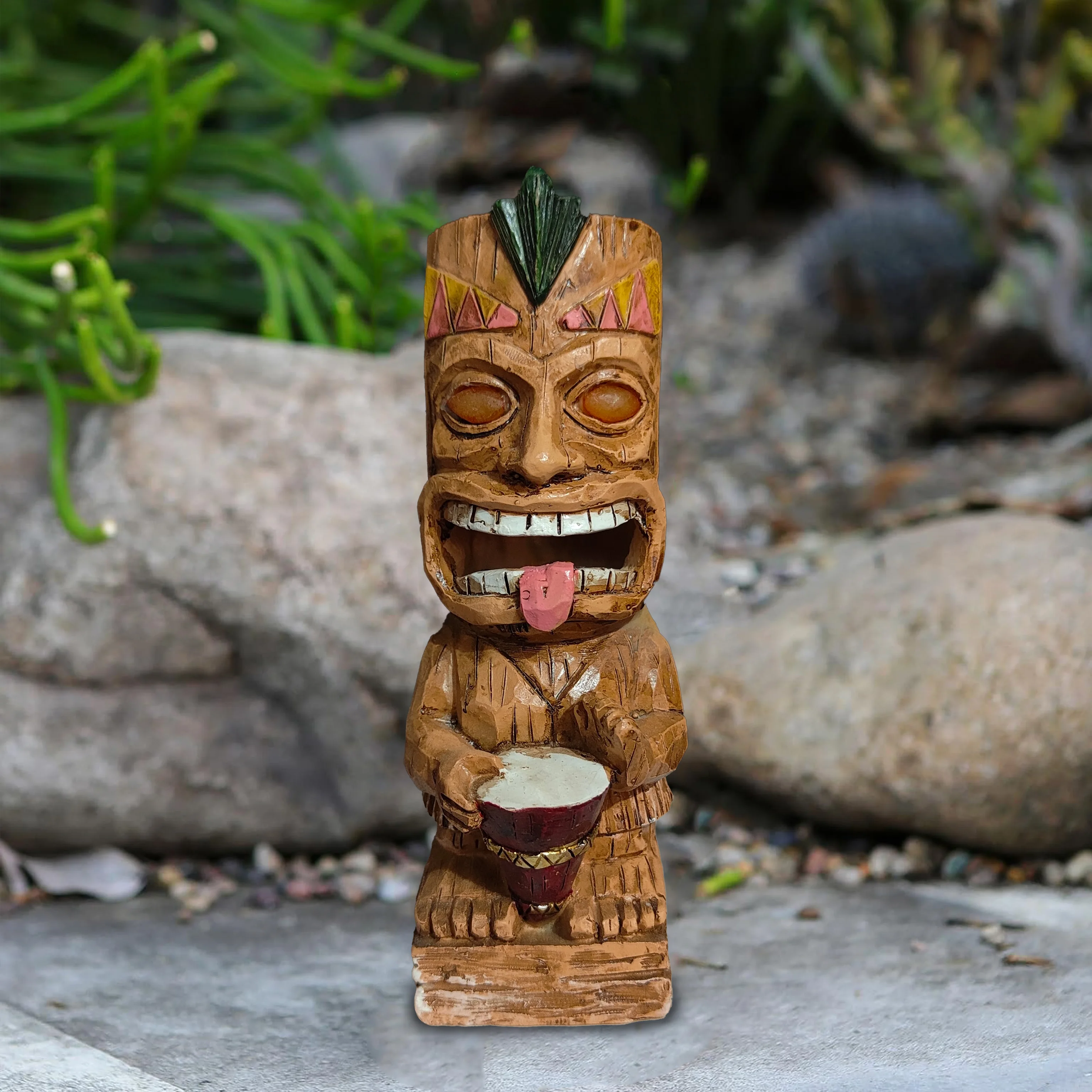 Solar Lanterns Maya Series Decorations Tiki Hawaii Maya Tribe Totem Garden Lawn Lights Solar Lighting Garden Solar Decorations