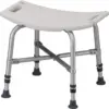 NOVA Medical Products Heavy Duty Shower Bath Chair 500 lb. Weight Capacity Quick Easy Tools Free Assembly Lightweight Seat Heigh 1