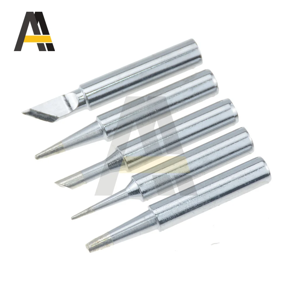 5pcs 900M Lead-free Solder Iron Tip Electric Soldering Irons for Rework Soldering Station Tool 936 Soldering Iron Head