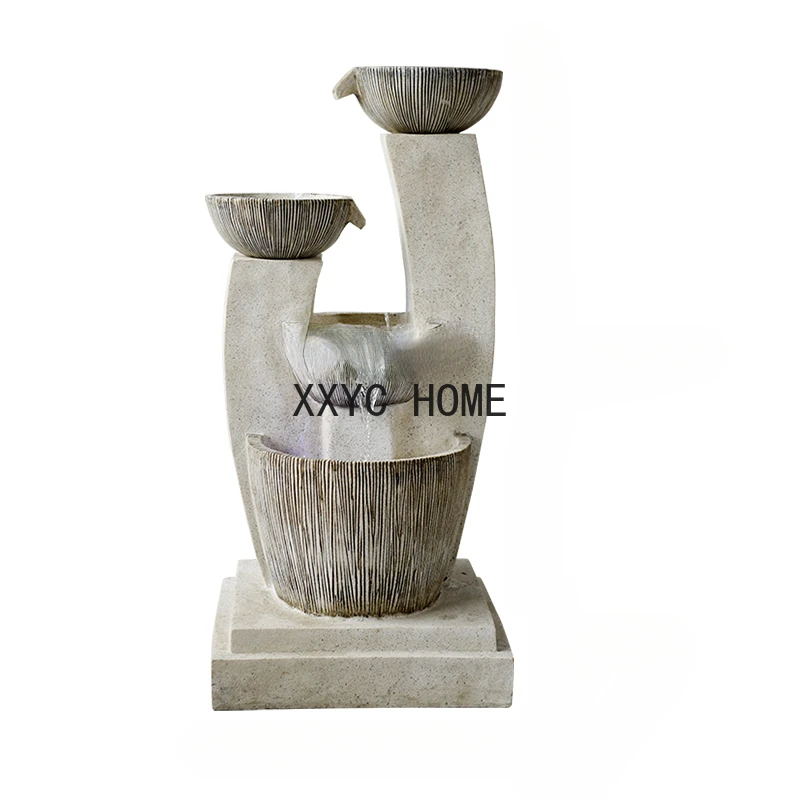 

Zq современный Декор для дома в скандинавском стиле, коридор, фэншуй, колесо для гостиной, украшение водяного фонтана