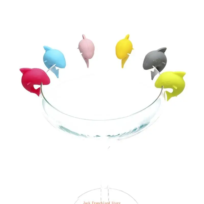 Wine Glass Markers Set of 18 Bird Silicone Drink Glass Identification Cup Labels, Signs