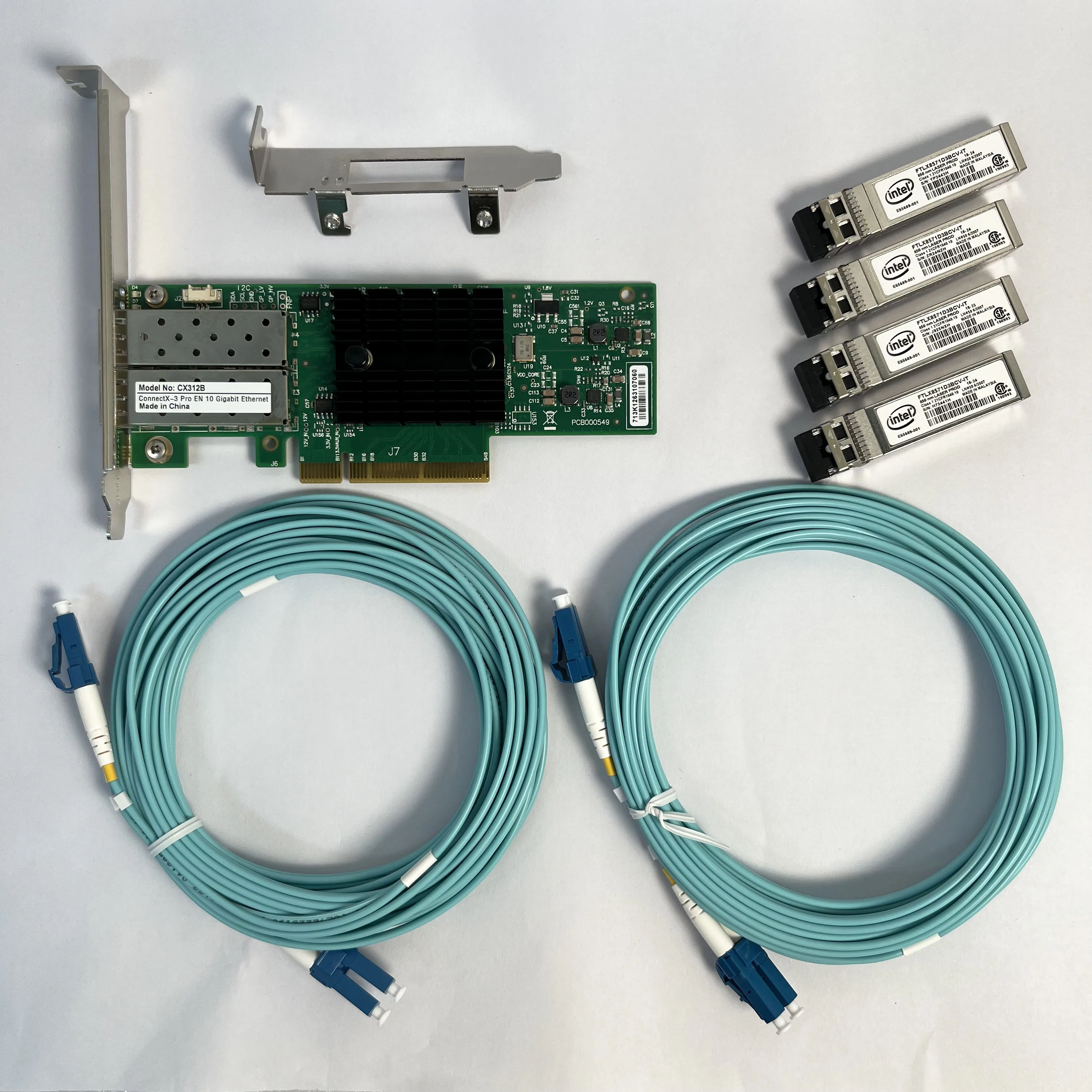 10Gbe Network Card CX312B 10G SFP Optic Fiber Module Mellanox ConnectX-3 Pro MCX312B-XCCT 10GbE Ethernet Card сетевая карта mellanox connectx 4 lx en network 2xsfp28 pcie3 0 x8 mcx4121a acat