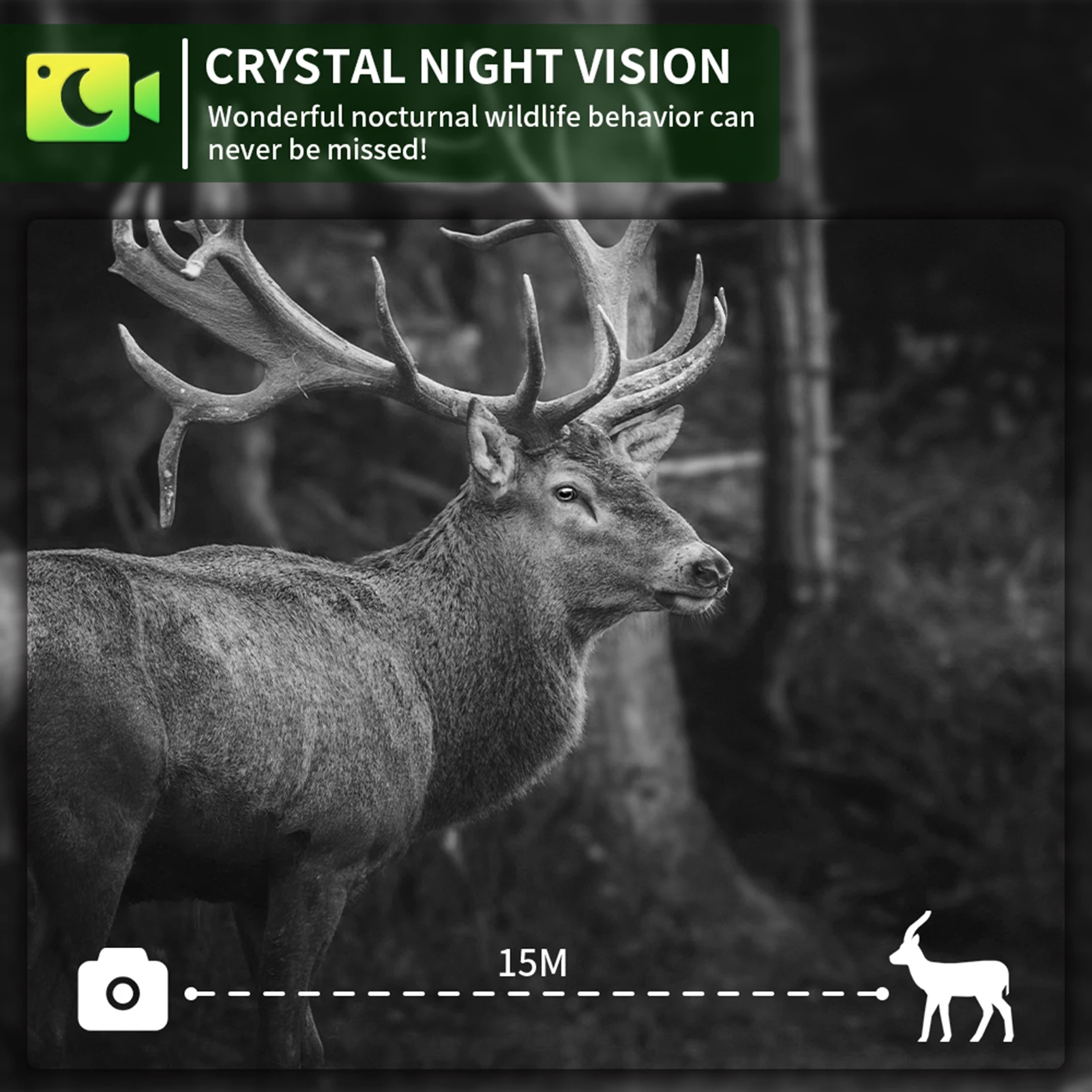 4G Trail Camera 4K Hunting Camera with SIM Card 60MP Photos Fast Trigger Wildlife Infrared Night Vision hunting trail camera trail camera