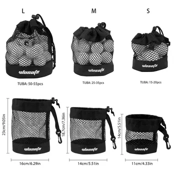 Black Golf Ball Pouch Bag 1
