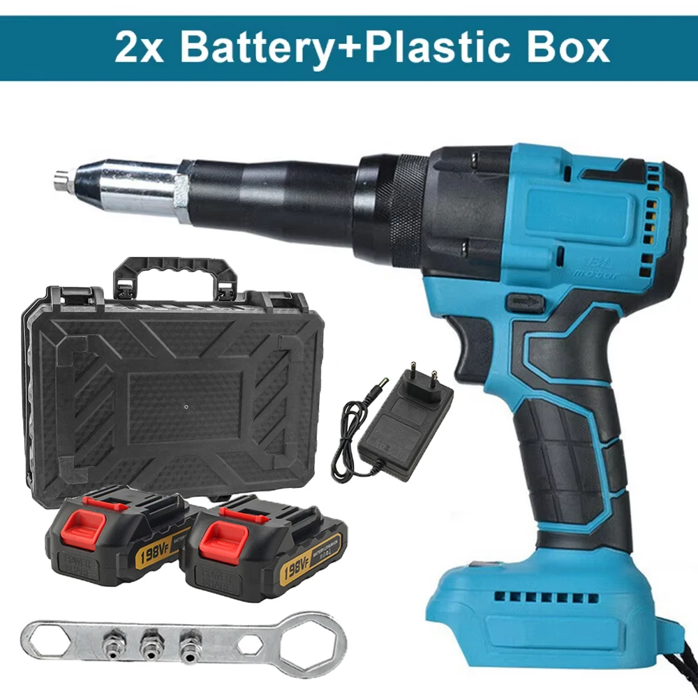 Bürstenlose elektrische Nietpistole, 720 W Nietmutternpistole, Bohrer, kabellose Nietmutternpistole, automatische Niete für Makita 18 V Batteriestifte – Detail 16