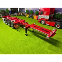 FuryBear 3 Axles Frame Trailer For 1/14 RC Tractor Truck Assembled Painted Tamiyaya Tipper Construction Car TH20586-SMT9 1