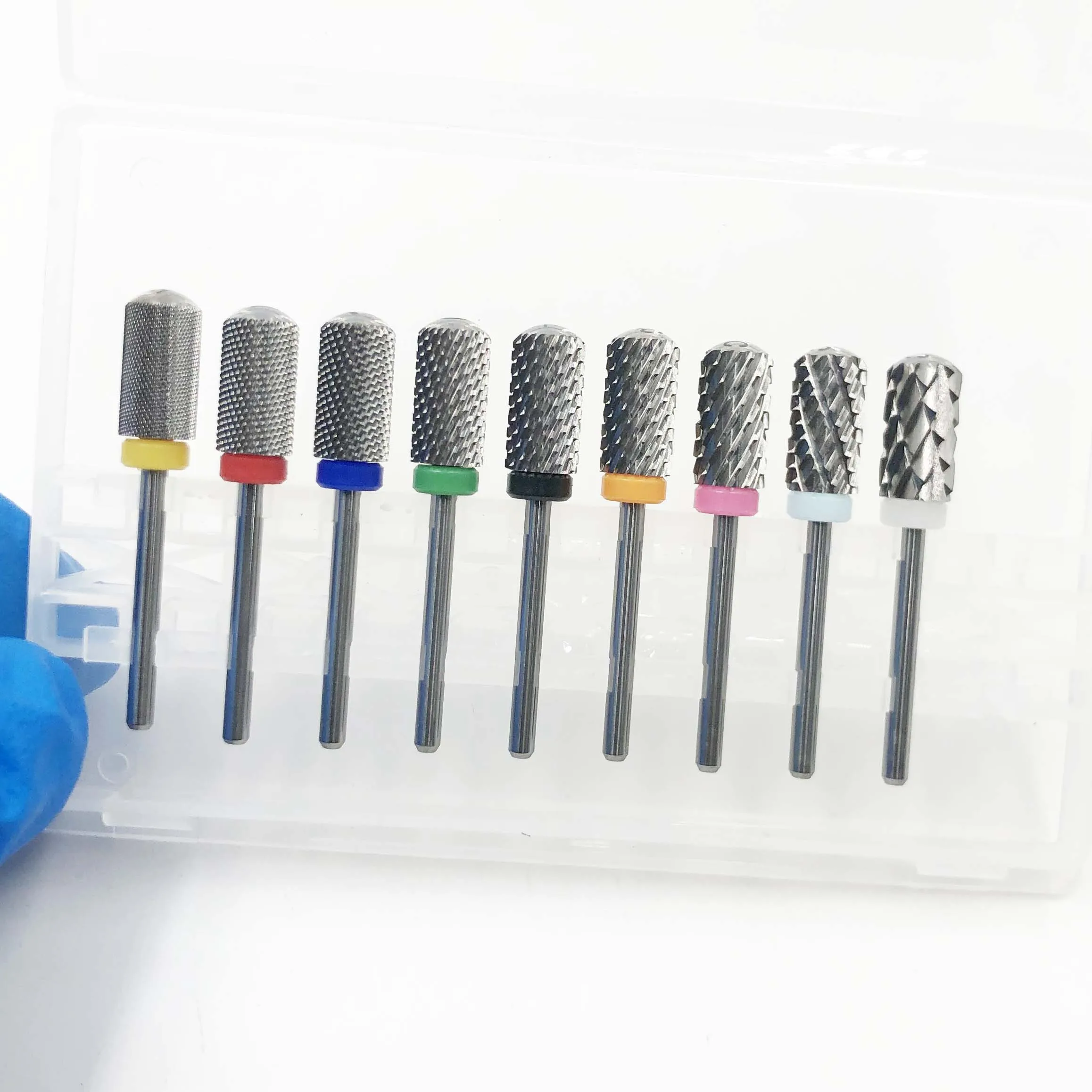 6.6mm 대형 원형 스무스탑 스틸 카바이드 네일 드릴 비트