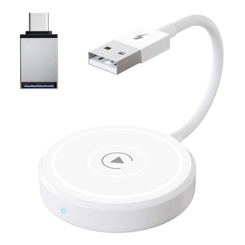 

Wireless Carplay Adapter, Plug & Play Easy Use Carplay Dongle Wired Carplay To Wireless Adapter Accessories