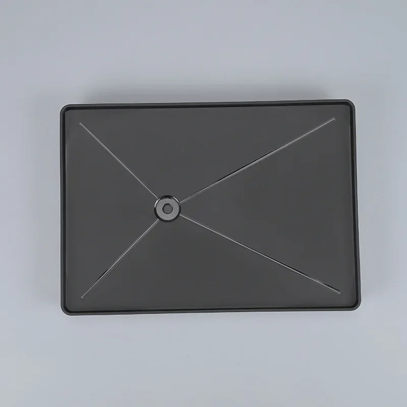 Versatile Black Plastic Kitchen Tray with Sink Drainage-Dish Rack Compatible, Moisture-Proof & Easy to Clean