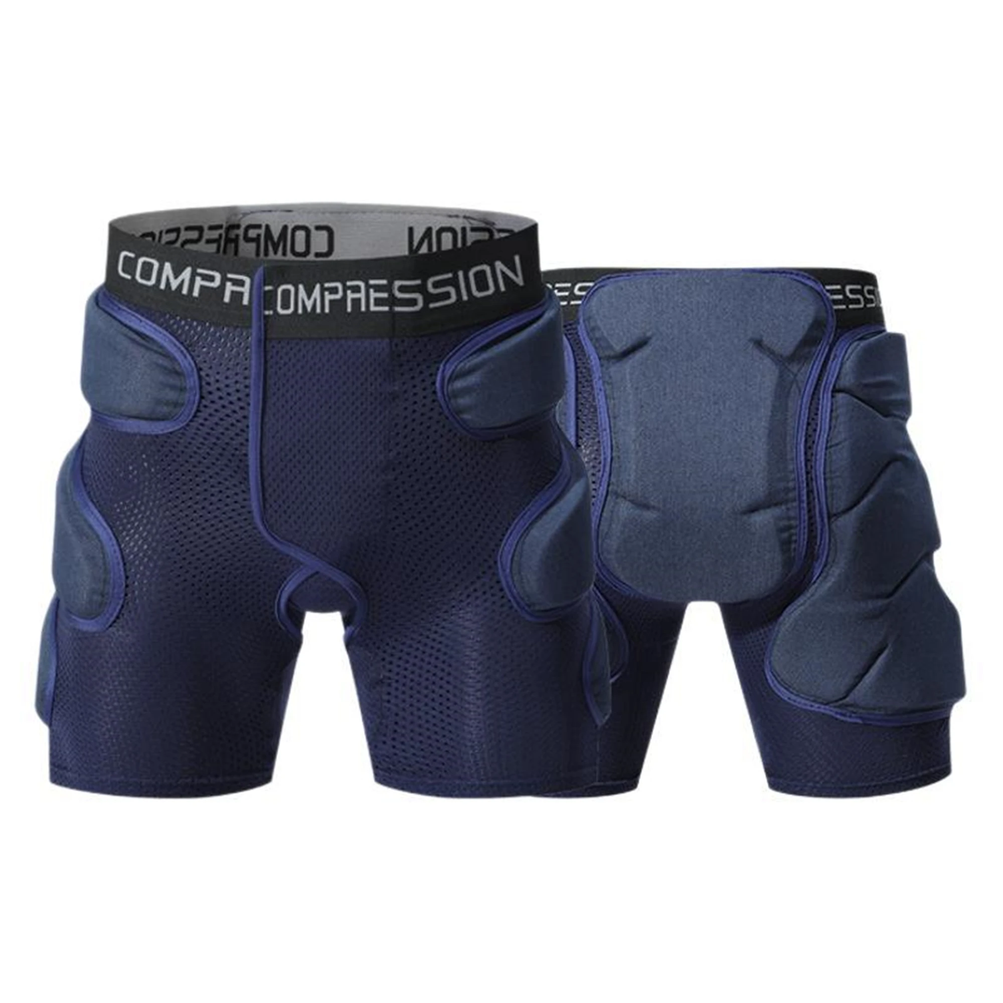 Unisex Roller-skating Skating Snowboard Skiing Shorts Sports Hip Pad Protection Rugby Football Soccer Goalkeeper Shorts Sponge